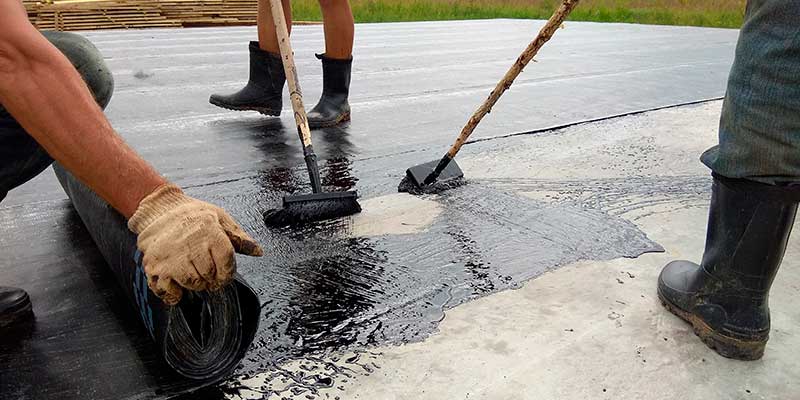 Painting Bitumen for Roofs