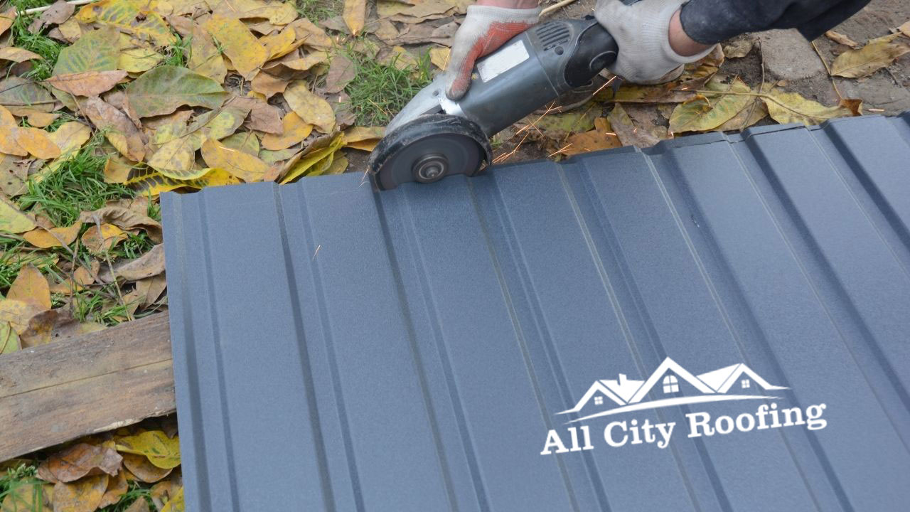 how to cut metal roofing to install safety precaution