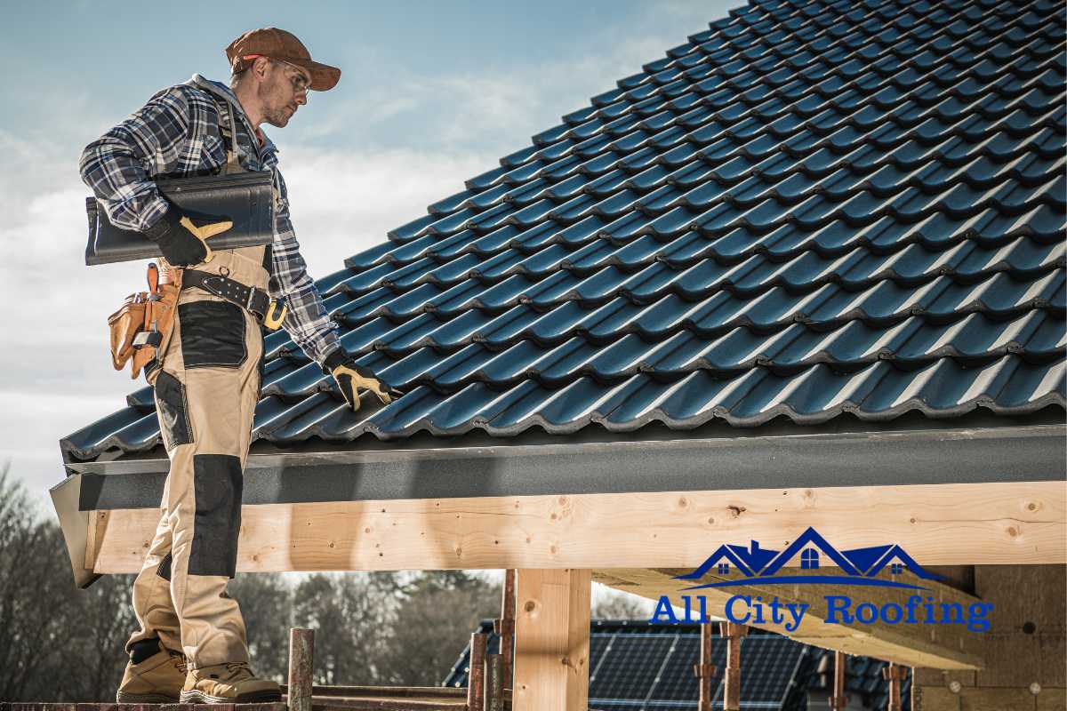 Professional roof inspection